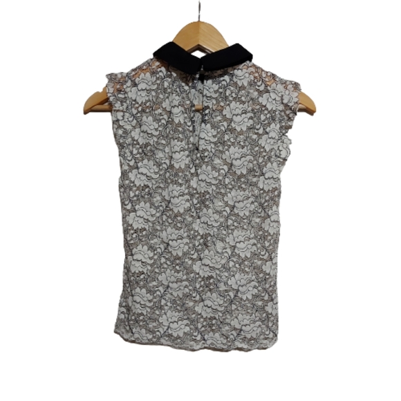 Zara Women Sleevless Lace Peter Pan Collar… - Picture 8 of 8